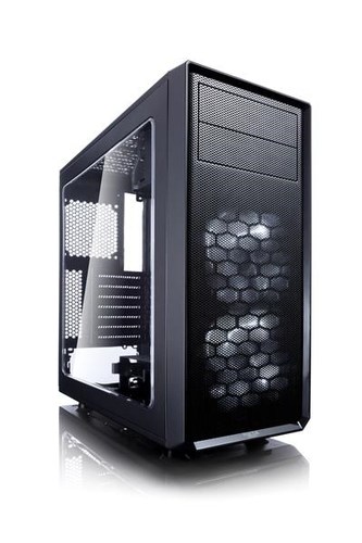 FRACTAL DESIGN skříň FOCUS G, Midi Tower, průhledný bok, Black, bez zdroje