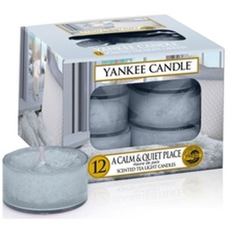 YANKEE CANDLE A Calm & Quiet Place svíčka 9,8g čajová 12ks