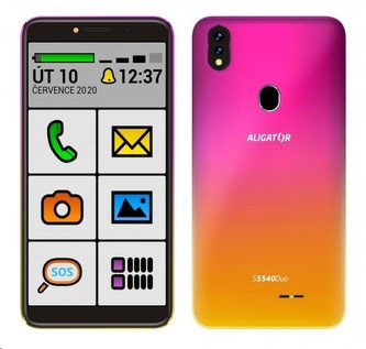 Aligator S5540 Senior, 32 GB, modrá