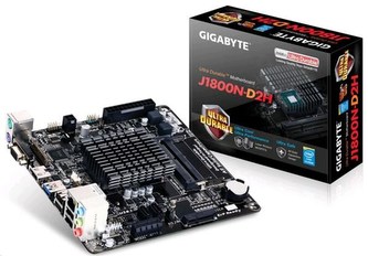GIGABYTE MB J1800N-D2H, Dual-core Celeron® J1800 SoC (2.41 GHz), Intel NM10, 2xDDR3, VGA, Mini-ITX