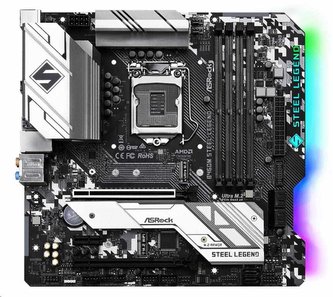 ASRock MB Sc LGA1200 B460M Steel Legend ,Intel B460, 4xDDR4, HDMI, DP