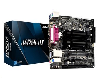 ASRock MB Int.procesor J4125B-ITX, 2xDDR4, VGA, mini-ITX