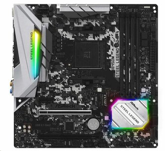 ASRock MB Sc AM4 B450M STEEL LEGEND, - AMD Promontory B450, 4xDDR4, HDMI