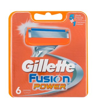 Gillette Fusion Náhradní břit Power 6 ks pro muže