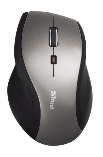 TRUST Myš Sura, USB, černá/šedá, bezdrátová