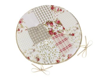 Sedák EMA kulatý hladký - barevný patchwork - průměr 40 cm Sedák EMA kulatý hladký - barevný patchwork - průměr 40 cm