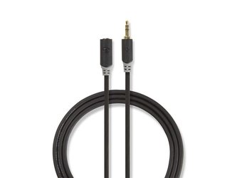 Kabel NEDIS JACK 3.5 konektor/JACK 3.5 zdířka 5m