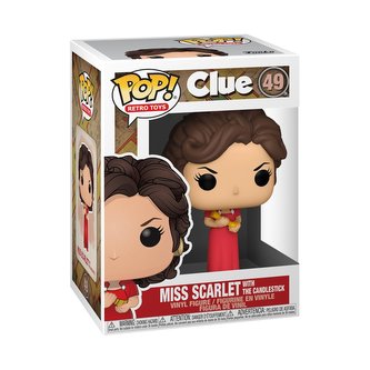 Funko POP RT S4: Clue - Miss Scarlet w/Candlestick