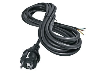 Flexo šňůra gumová 3x2,5mm2 5m černá Geti