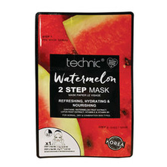 Technic Osvěžující pleťová maska Watermelon 2 Step Mask 25 g woman