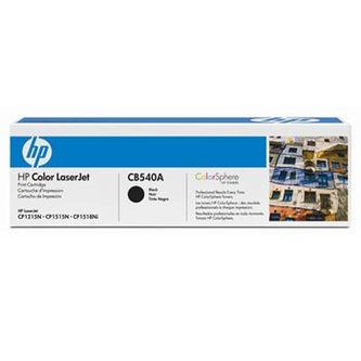 Toner pro "BarevnáLaserJet CM1300, CP1210" tiskárny, HP "CB540A" Černá, 2,2 tis.stran