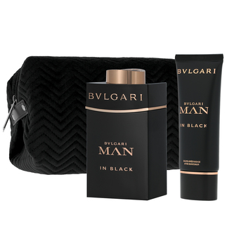 Bvlgari Man In Black EDP 100 ml + ASB 100 ml + kosmetická taška M