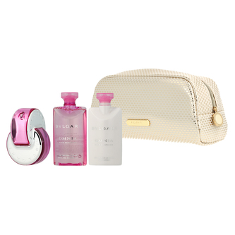 Bvlgari Omnia Pink Sapphire EDT 65 ml + SG 75 ml + BL 75 ml + kosmetická taška W