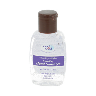 Cool & Cool dezinfekční antibakteriální gel na ruce Travelling (60% alkoholu) 60 ml