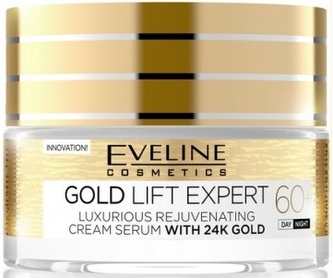 Eveline Gold Lift Expert Rejuvenating Day And Night Cream Serum 60+ 50ml