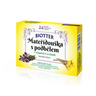 Biotter Pharma Mateřídouška s podbělem 24 tablet