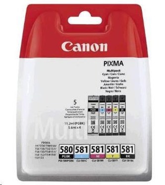 Canon BJ CARTRIDGE PGI-580/CLI-581 BK/CMYK MULTI BLISTER  SEC
