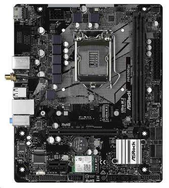 ASRock MB Sc LGA1200 H410M/AC ,Intel H410, 2xDDR4, HDMI