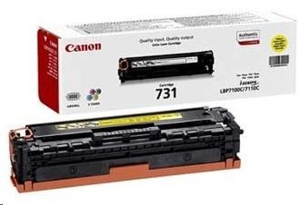 CRG-731Y Toner pro MF 8230 tiskárnu, CANON žlutá, 1,5 tisíc