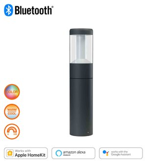 SMART+ Modern Lantern Multicolor Bollard 50cm Multicolor