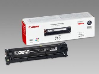 Canon LASER TONER black CRG-716BK, 2.300 stran (CRG716BK) 2 300 stran*