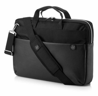 HP 15.6 Duotone Slvr Briefcase