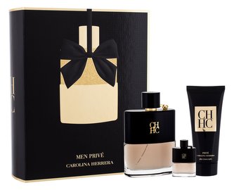 Carolina Herrera CH toaletní voda 100 ml + toaletní voda 7 ml + balzám po holení 100 ml