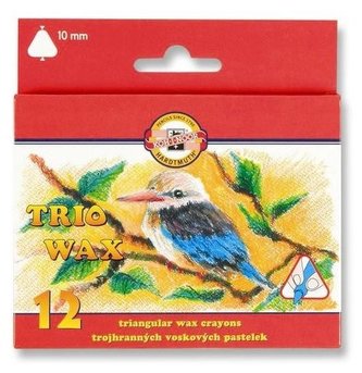 Koh-i-noor voskovky TRIO WAX 12ks/10mm