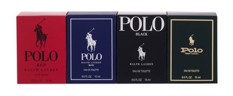 Ralph Lauren Polo toaletní voda Polo 15 ml + toaletní voda Polo Red 15 ml + toaletní voda Polo Blue 15 ml + toaletní voda Polo Black 15 ml