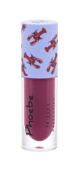 Makeup Revolution London X Friends Lesk na rty 4,6 ml Phoebe pro ženy