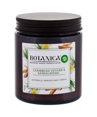 Air Wick Botanica Vonná svíčka Caribbean Vetiver & Sandalwood 205 g unisex
