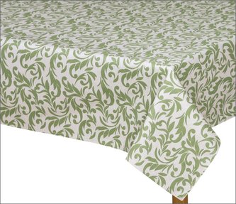 Ubrus  IVO - ornament zelený - 40x40 cm