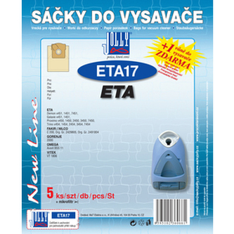 Sáčky do vysavače JOLLY ETA17