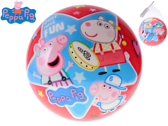 Míč 23cm Peppa Pig 10m+ v síťce
