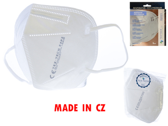 Respirátor CZ FFP2 Premium 5ks v krabičce