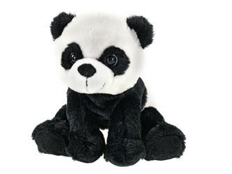 Panda plyšová 26cm sedící 0m+ v sáčku