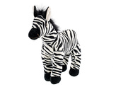 Zebra plyšová 28cm stojící 0m+ v sáčku