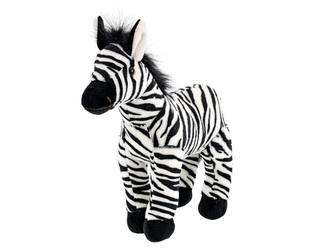 Zebra plyšová 28cm stojící 0m+ v sáčku