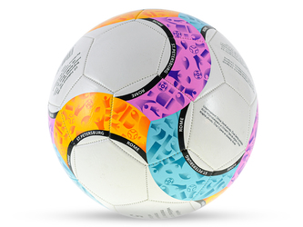 Míč fotbalový velikost5 210-230g barevný v sáčku