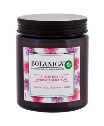 Air Wick Botanica Vonná svíčka Island Rose & African Geranium 205 g unisex