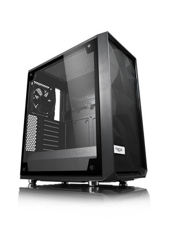 FRACTAL DESIGN skříň Meshify C, Midi Tower, černá (světlé okno TG), bez zdroje