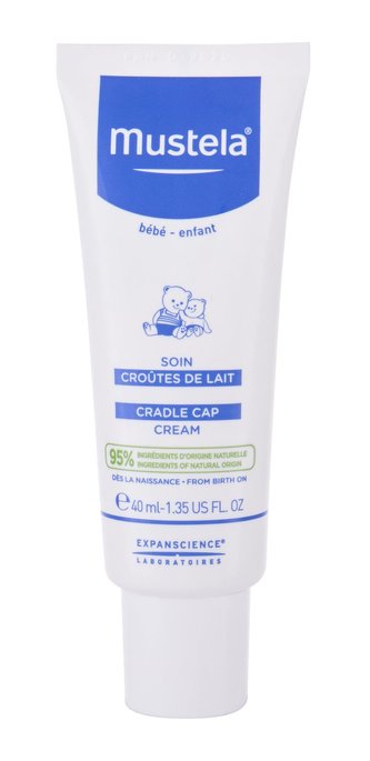 Mustela Bébé Denní pleťový krém Cradle Cap 40 ml pro děti