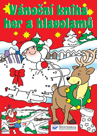 Vánoční kniha her a hlavolamů