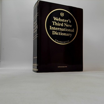 Websters-Third New Dictionary