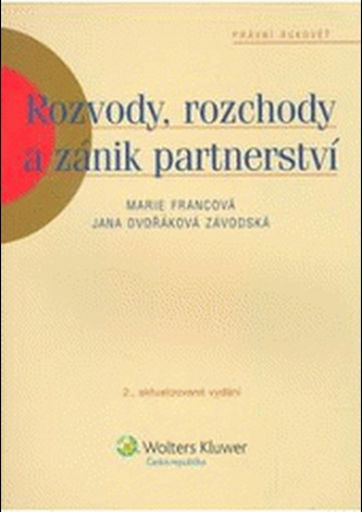 Rozvody, rozchody a zánik partnerství