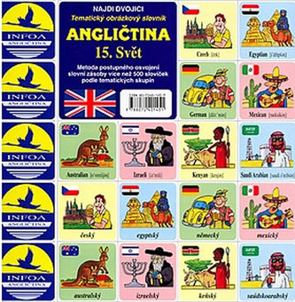 Angličtina 15. Svět - pexeso