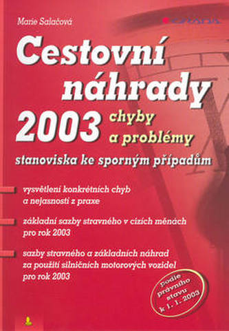 Cestovní náhrady 2003