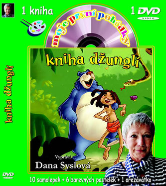 Moje první pohádky-Kniha džunglí (omalovánky a DVD)