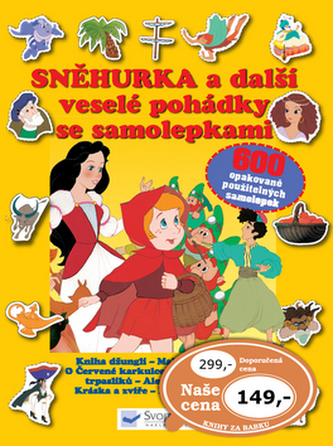 Sněhurka a další veselé pohádky se samolepkami Sněhurka a další veselé pohádky se samolepkami