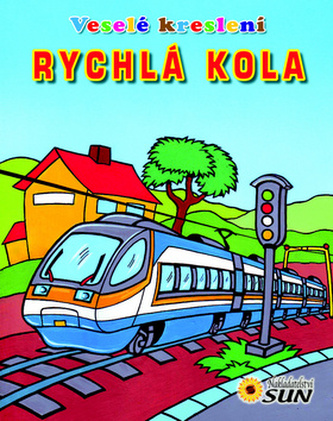 Veselé kreslení Rychlá kola - omalovánka Veselé kreslení Rychlá kola - omalovánka